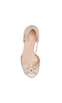 Seva Champagne Prom Shoes: Paradox London P1838