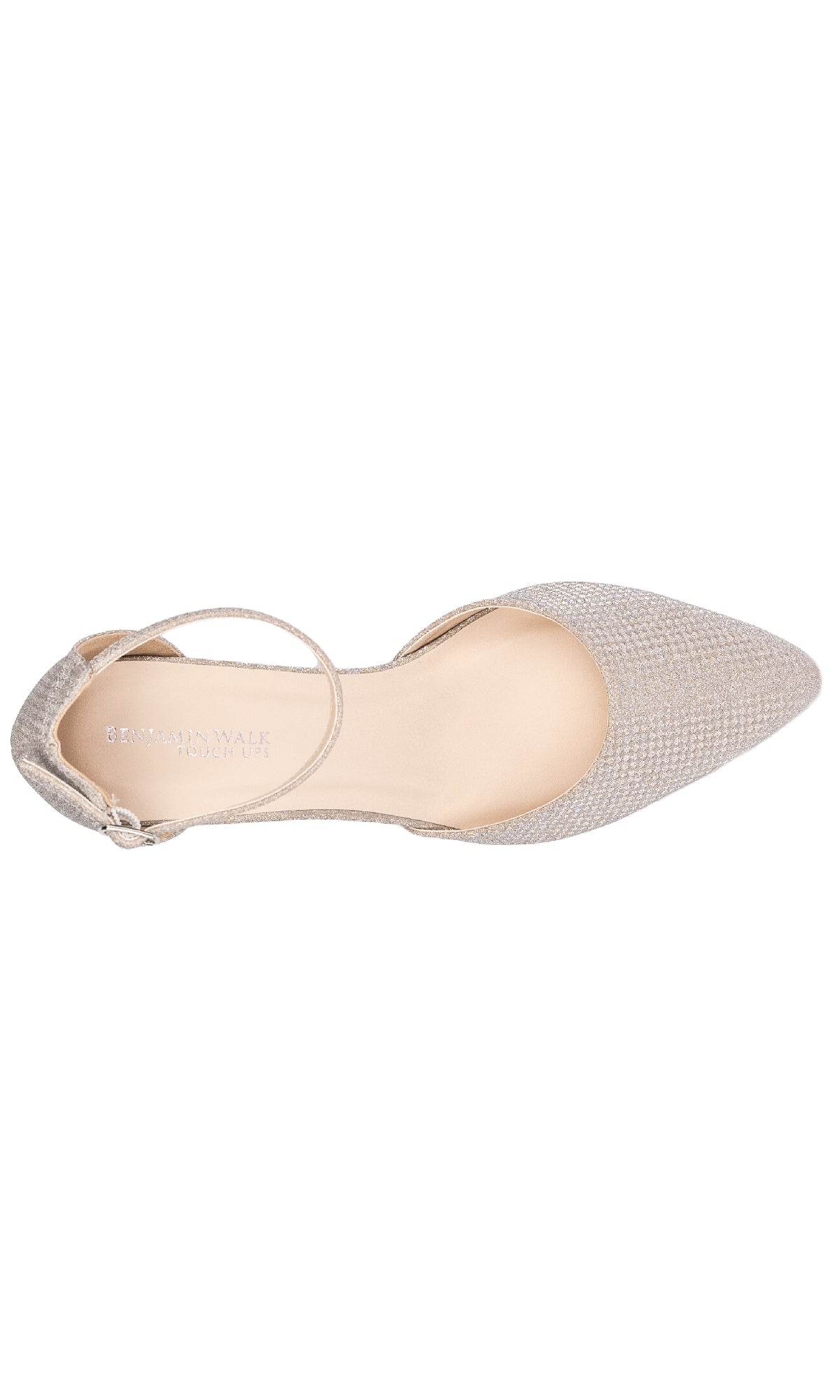 Tegan Champagne Shimmer Prom Shoes: Touch Ups 4664