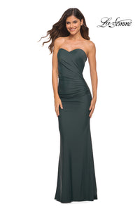 Strapless La Femme Long Sweetheart Prom Dress