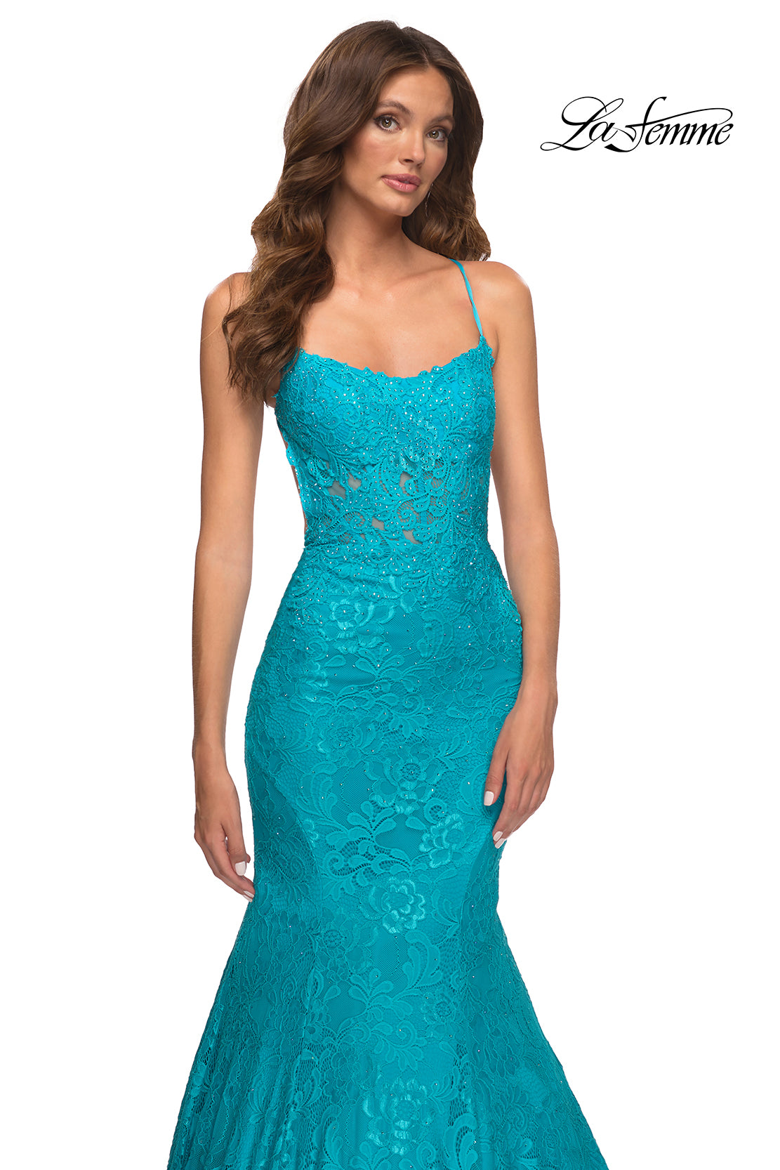 La Femme Prom Dress Mermaid