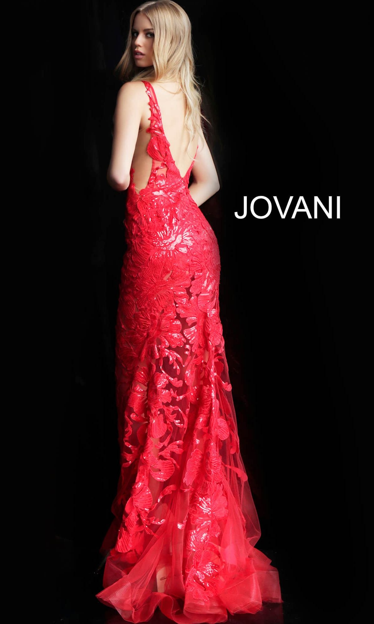 Jovani 60283 rose store gold