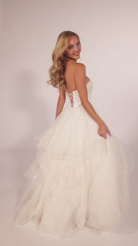 Colette CL2055 Strapless Daisy Ball Gown