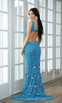 Turquoise Tight Prom Dresses