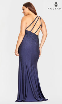 Faviana One-Shoulder Plus-Size Prom Dress 9532