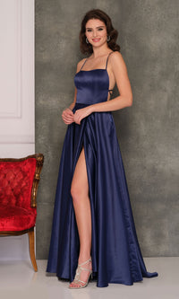 Long Dave & Johnny Designer Formal Prom Dress