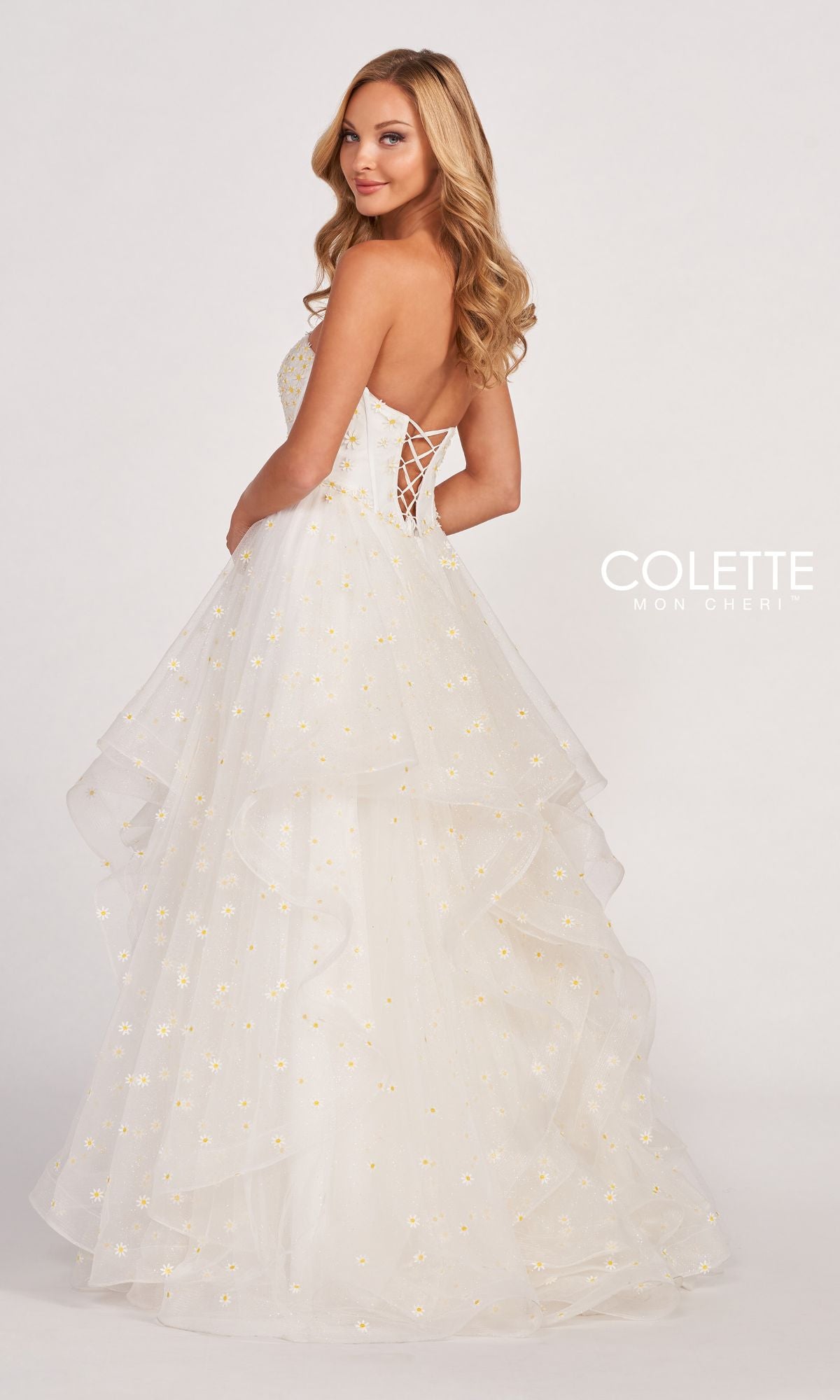 Colette CL2055 Strapless Daisy Ball Gown