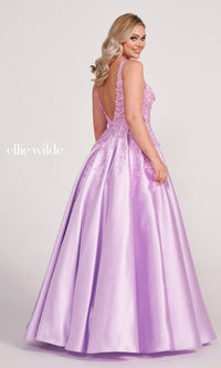 Ellie Wilde Designer Prom Dress with 3-D Butterflies