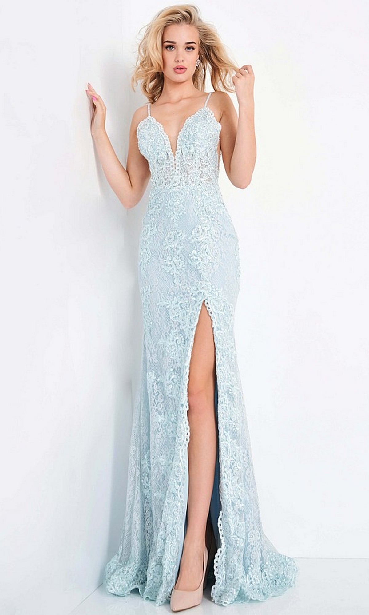 Jovani lace outlet prom dress