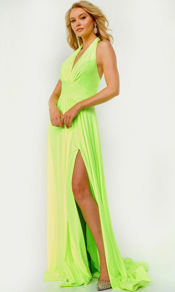 Lime Green outlet Scala Prom Dress