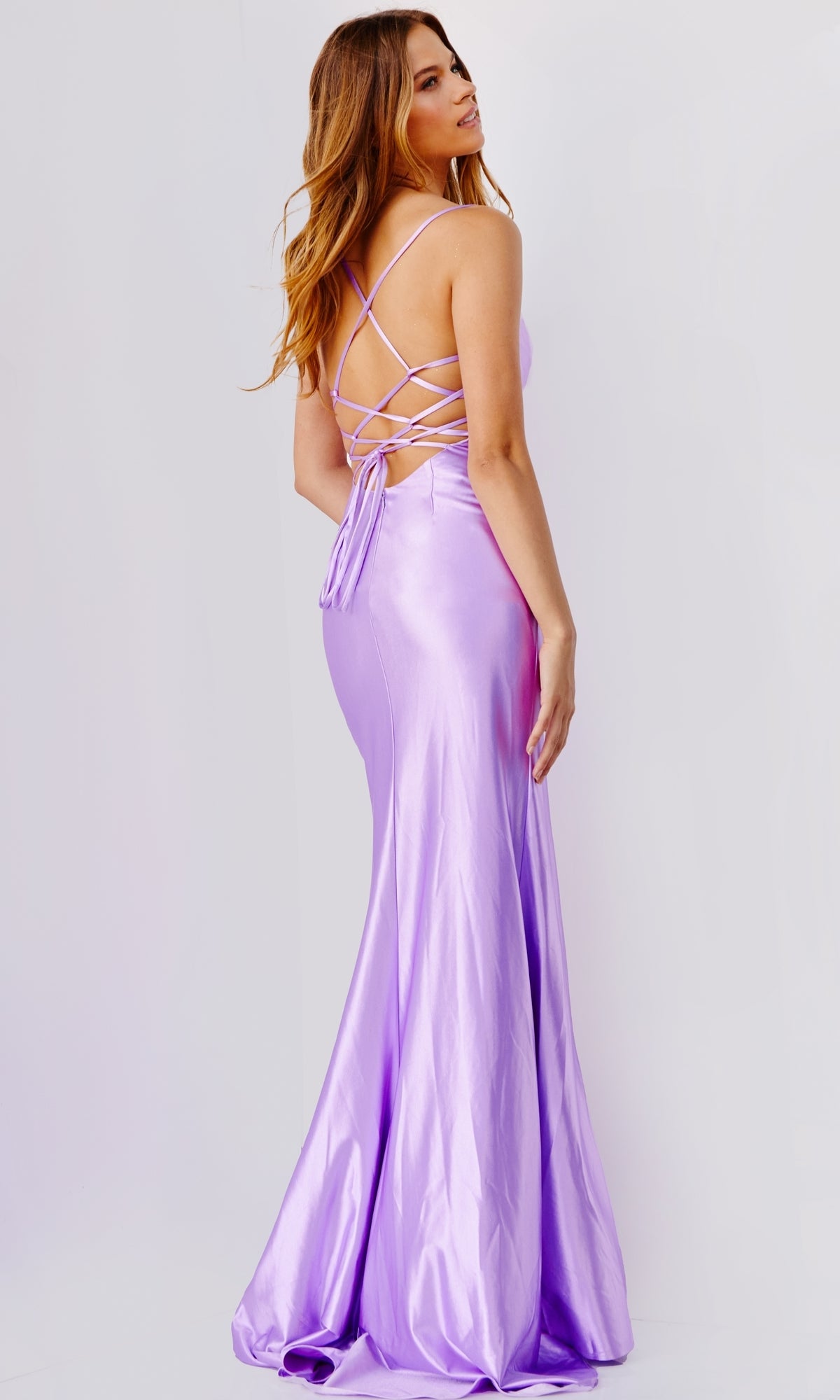 JVN by Jovani Lilac Purple Prom Dress - PromGirl