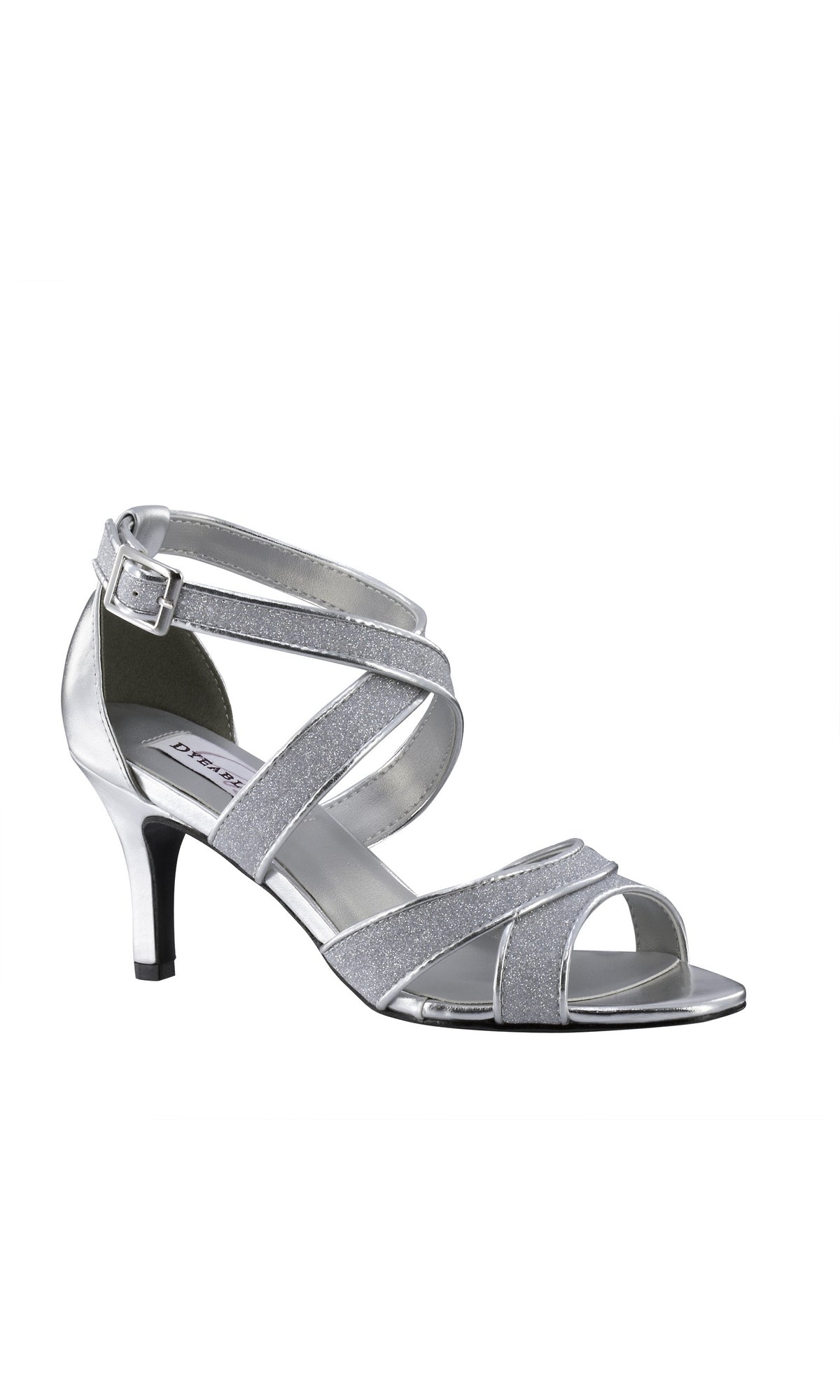 Amber Silver Prom Shoes by Touch Ups 54716