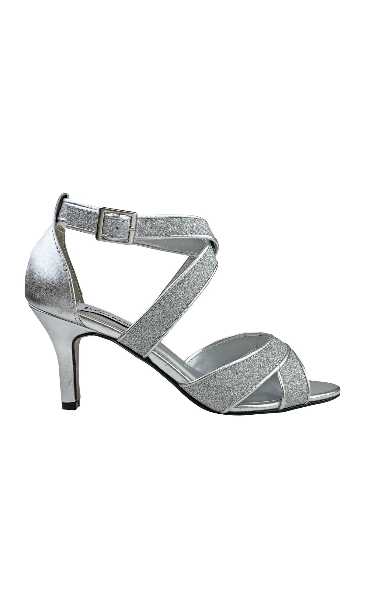 Amber Silver Prom Shoes by Touch Ups 54716