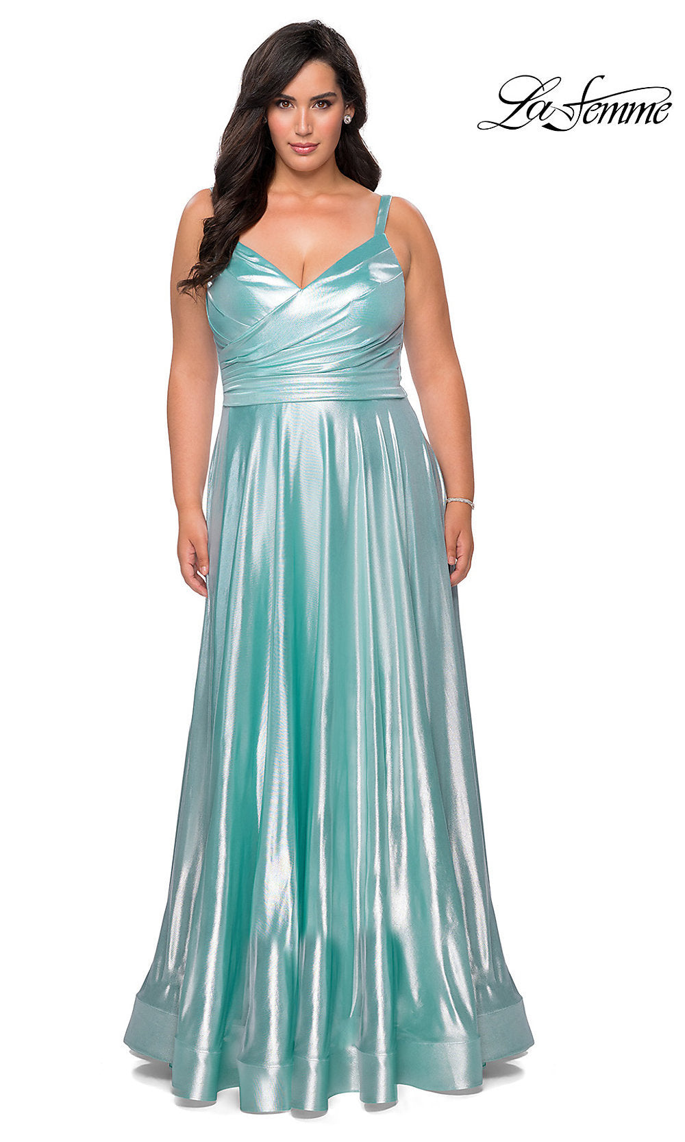 Plus Size Turquoise Bridesmaid Dress