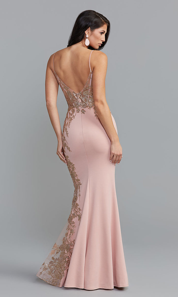 Two Piece Pink Prom Dresses Multi-Layered Chiffon Cute Prom Dresses AP –  SheerGirl