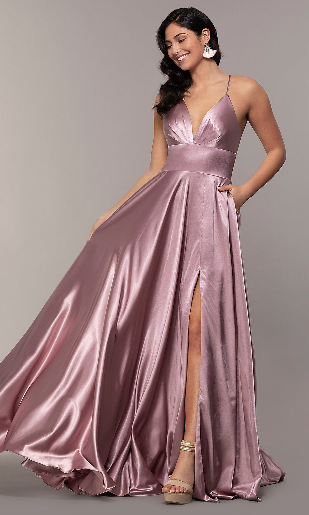 Mauve colored formal dresses best sale