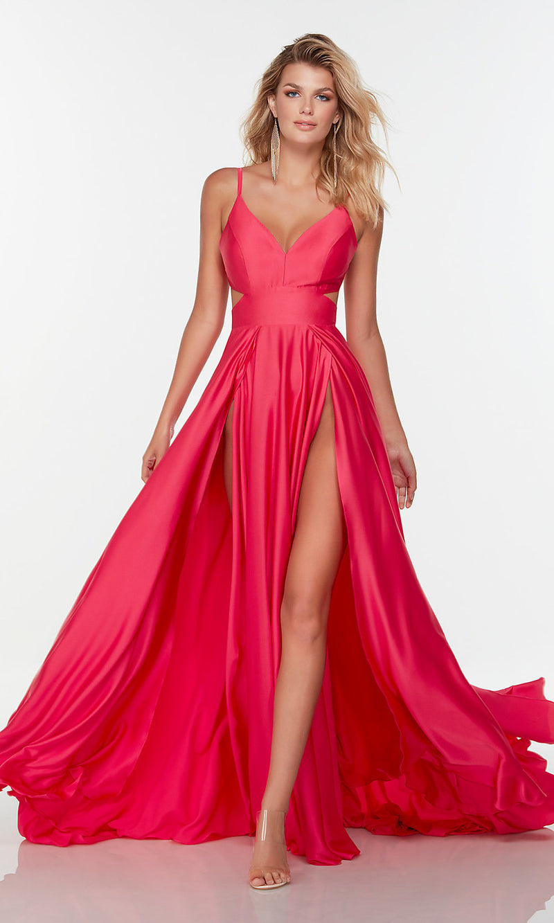 Alyce Bright Hot Pink Long Prom Dress PromGirl