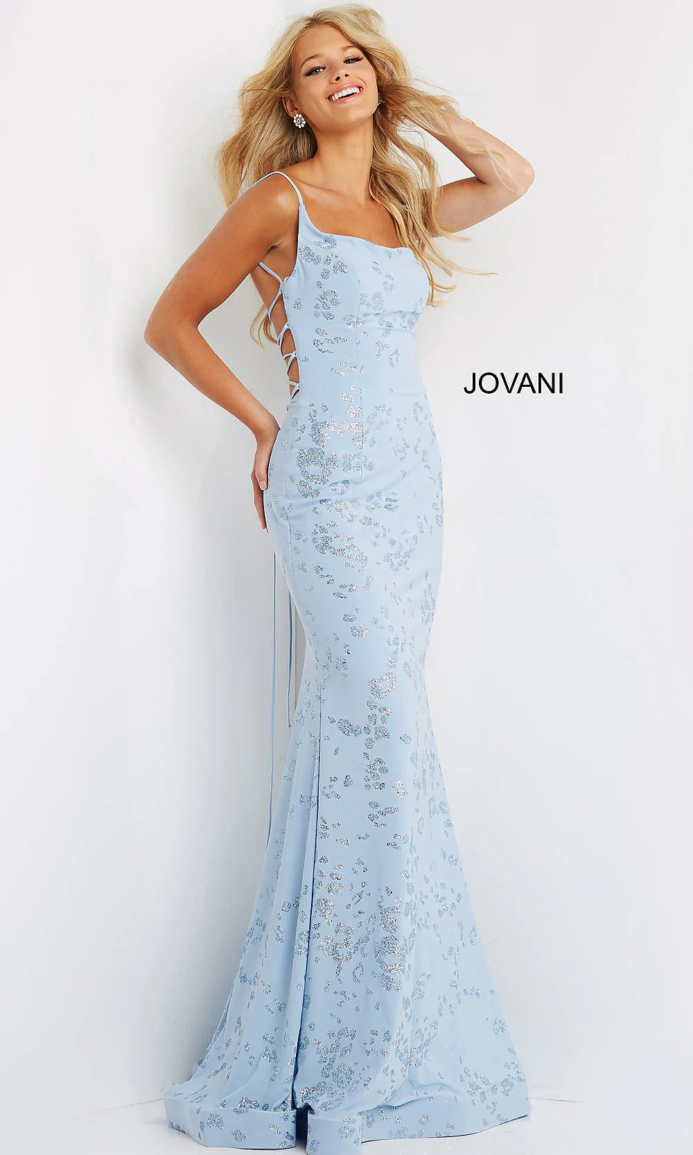 Light blue sale jovani dress