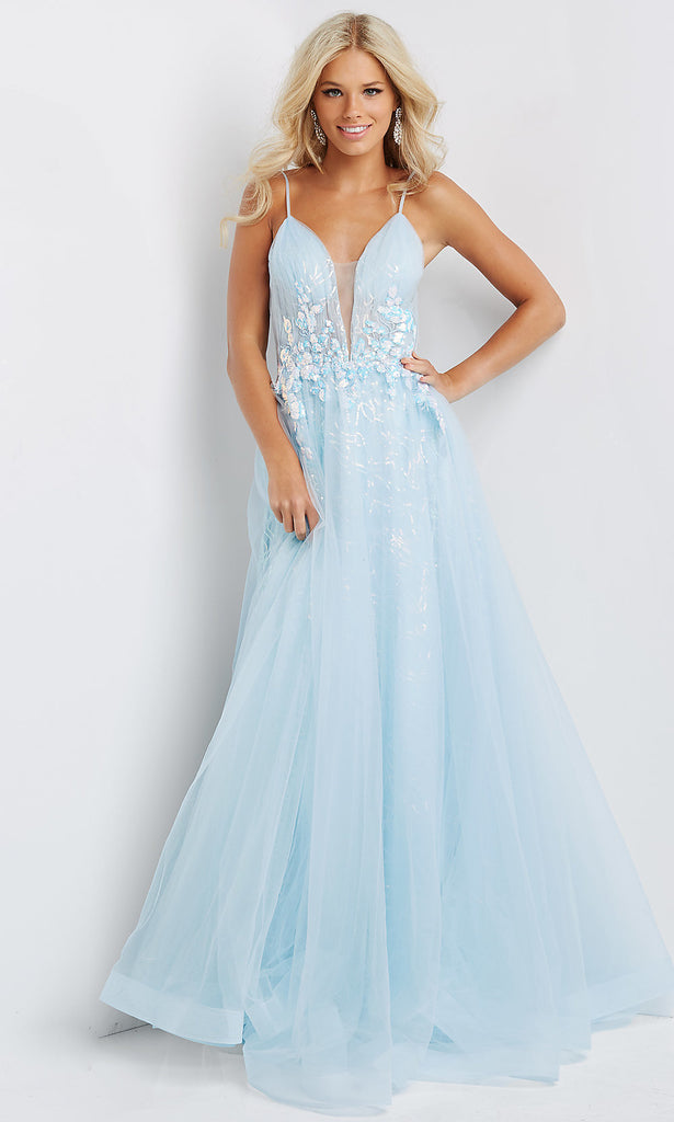 Light blue jovani dress hotsell