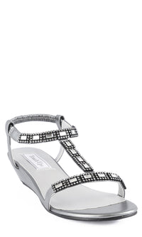 Touch Ups-1in Pewter Sandal by Touch Ups